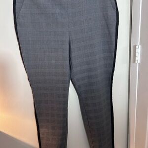 Simply Vera Vera Wang Women's Gray Plaid Skinny Pants